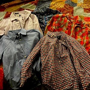 Collared button up shirts. Crew cuts, Ralph Lauren, Cherokee